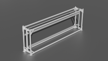 3D Model of Fabric Storage Frame