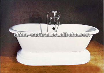 luxurious cast iron bathtub