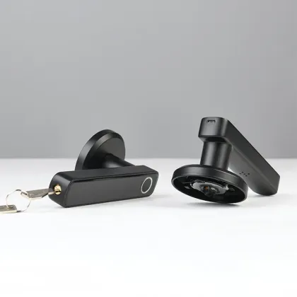 Tuya Single Latch Smart Fingerprint Handle Door Lock