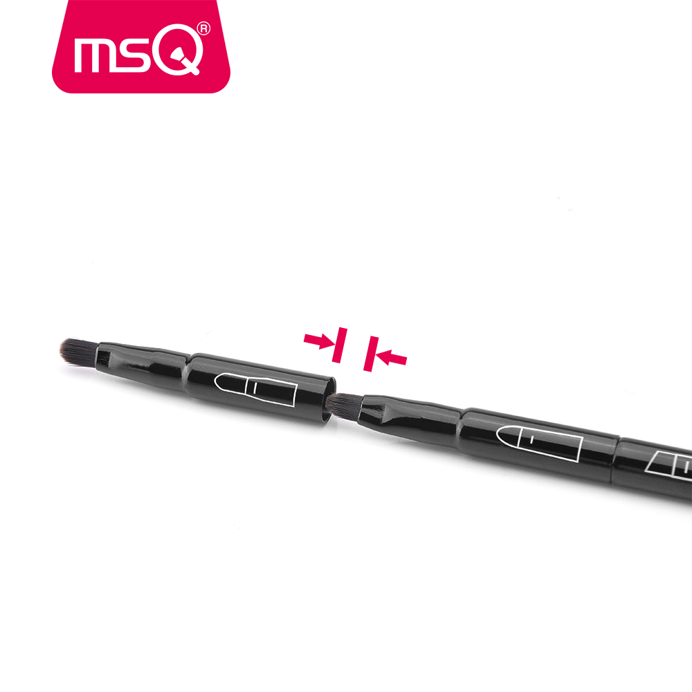 MSQ Four in One Single Makeup Brush for Eyeshader Eyebrow Lip and Sponge Makeup beauty Tools
