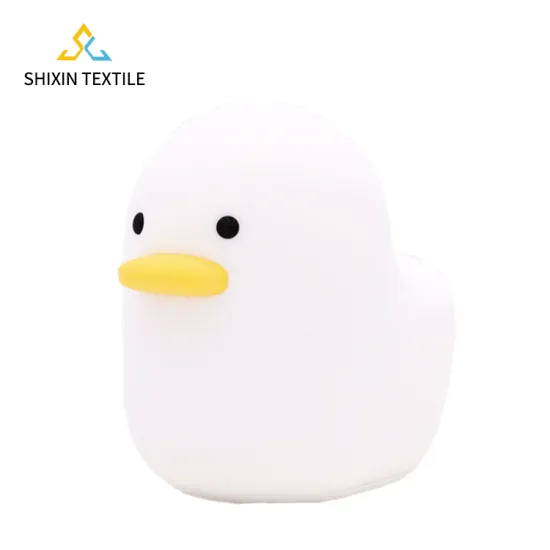 Rechargeable LED Duck Night Light: A Cute Animal Silicone Nursery Lamp with Touch Sensor for Your Room