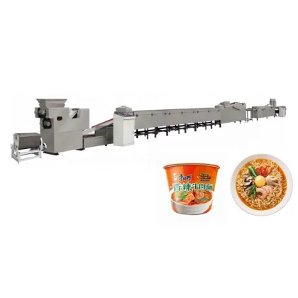 Continuous Indomie Production Line: Instant Noodle Making Machine