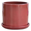 Retro Flower Pot Flower Pot With Ceramic Saucer