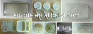 Automatic plastic vacuum forming machine for cup lid/tray