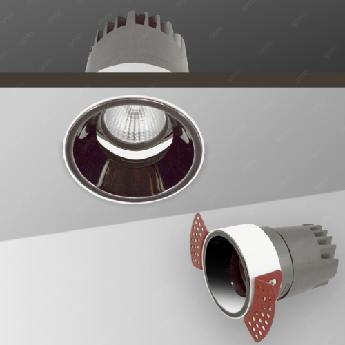 Alumínium 20W kereskedelmi LED -es lámpák mennyezeti reflektorfény