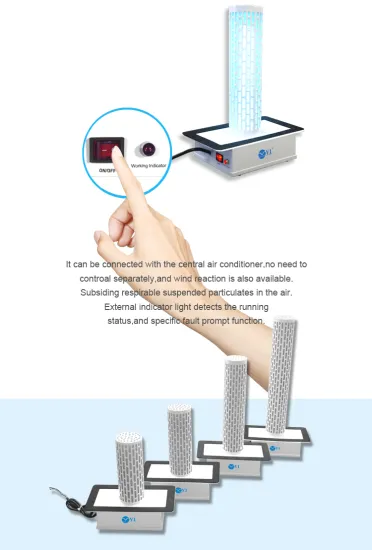 Hvac duct photocatalyst air decontamination light