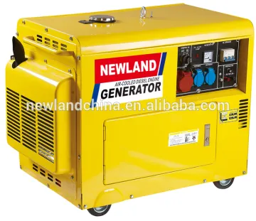 100% Copper wire 5KW Air-cooled Electric start Three phase diesel generator