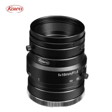 KOWA LM16HC 1" Megapixel HC Lens for Machine Vision: Fixed Focus C-Mount Lens