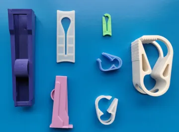 Closed plastic Slide Clamps for Hospital
