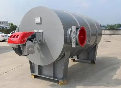 Heat-resistant powder coating for hot air furnace