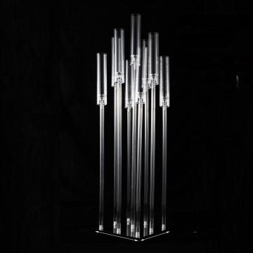 Candele per candele acriliche - Candelabra per centro di nozze a 5 teste