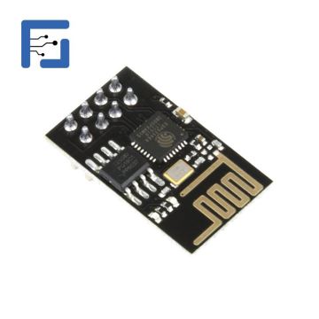 Stock CL0125 ESP8266 ESP -01 Serial WiFi Transceiver Modul (AP+STA) - Schwarz