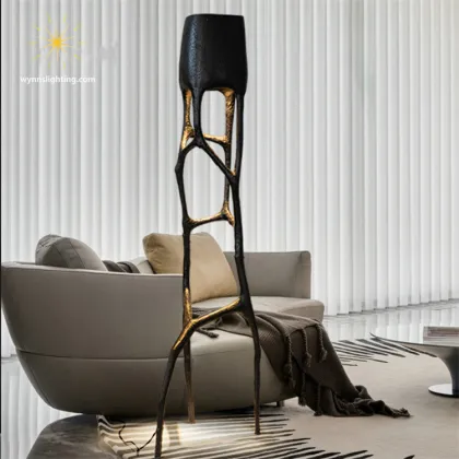 Nordic Modern Elegant Fork Design Standing Floor Lamp