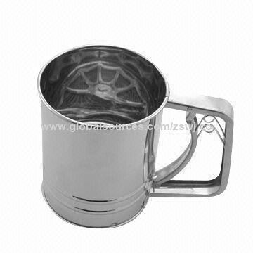 Traditional Flour Sifter, Made of Stainless Steel