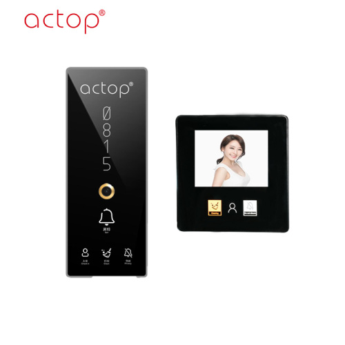 ACTOP Smart Hotel Glass Touch Door Plate