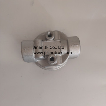 Asiento de aluminio de filtro hidráulico premium KHE6586 P165973 P174675 P165675 1261817 para Donaldson