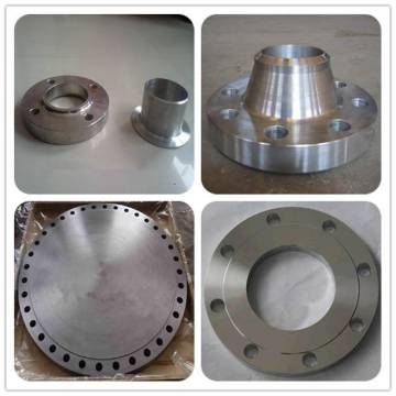 Flat welded titanium flange