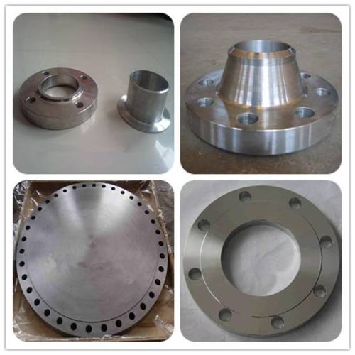 Flat welded titanium flange