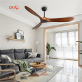 Indoor Wooden Ceiling Fan With Remote Control