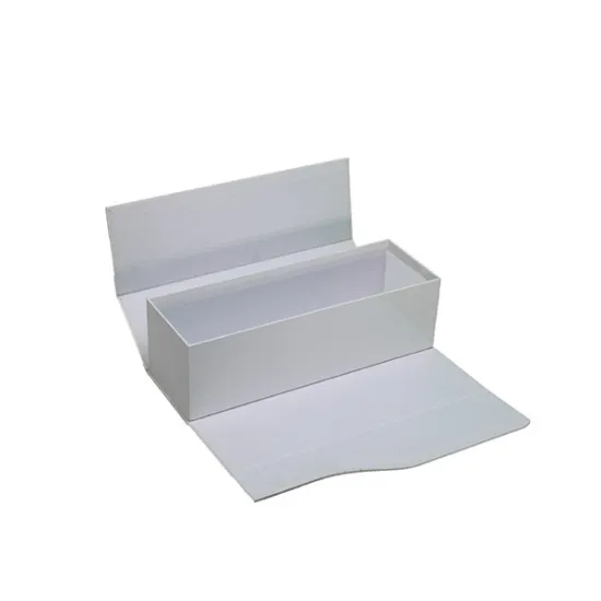 Luxury White Foldable Wine Pacakging Paper Box