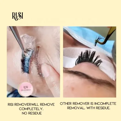 RISI Custom Cream Lash Extension Glue Remover - Bulk Eyelash Remover Private Label