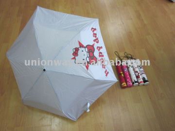 2013 55cm cartoon design water bottle umbrella