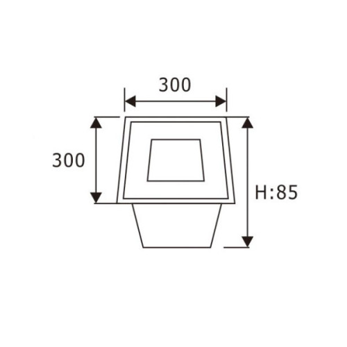 LEDER Breitstrahlende moderne 30W LED Bodeneinbauleuchte