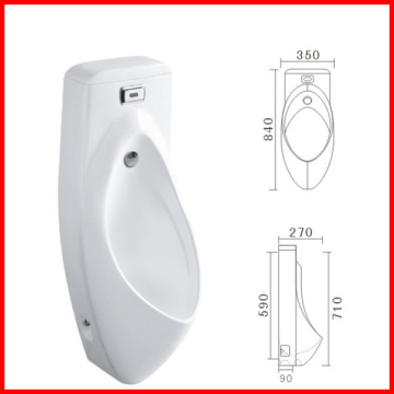 cheap automatic sensor ceramic urinal with cover male urine bowl