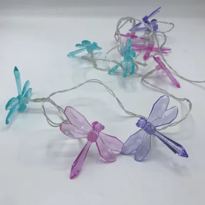 Fairy LED Dragonfly Wings Lights - Battery Operated Garden and Party Decor