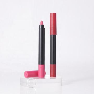 Custom Crayon Lipstick with Waterproof Finish and Velvet Lip Liner