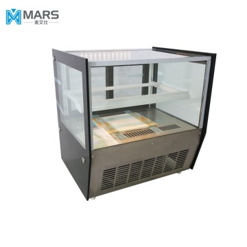 LED Lit Cake Showcase Cooler with Fan Cooling System
