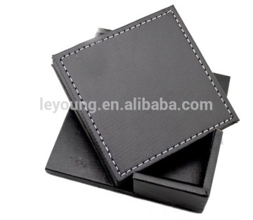 Custom Size Square Shape Leather Cup Pads 10 sheets