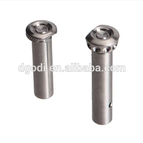 China custom made high quality different steel titanium pin supplier