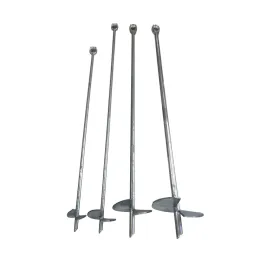 Anclaje a tierra helicoidal con tornillo sin llave