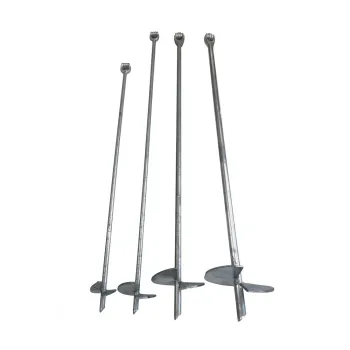 Anclaje a tierra helicoidal con tornillo sin llave