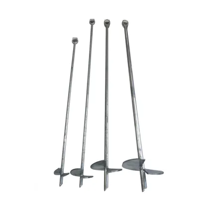 Anclaje a tierra helicoidal con tornillo sin llave