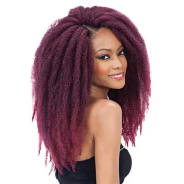 18 Inch Long Marley Hair Afro Kinky Curly  Marley Twist Braiding Hair Synthetic Marley Braids Hair Extensions