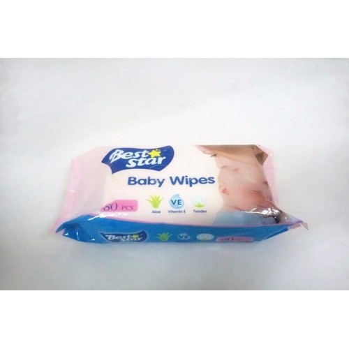 Private Label Antibacterial Flushable Baby Wet Tissues