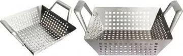 Stainless Steel Vegetable Washing Strainer Frying Basket Frying Food Basket with Handles