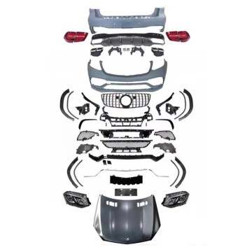 Kit per paraurti anteriore e posteriore GLS63 per Mercedes GL Classe X166 GL350 GL450 Aggiornamento a GLS63 AMG 2013-2015 Fregoni fanali posteriori del corpo