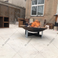 Portable and assemblable Corten Steel Fire Pit