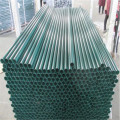 PVC coated euro steel round fence post