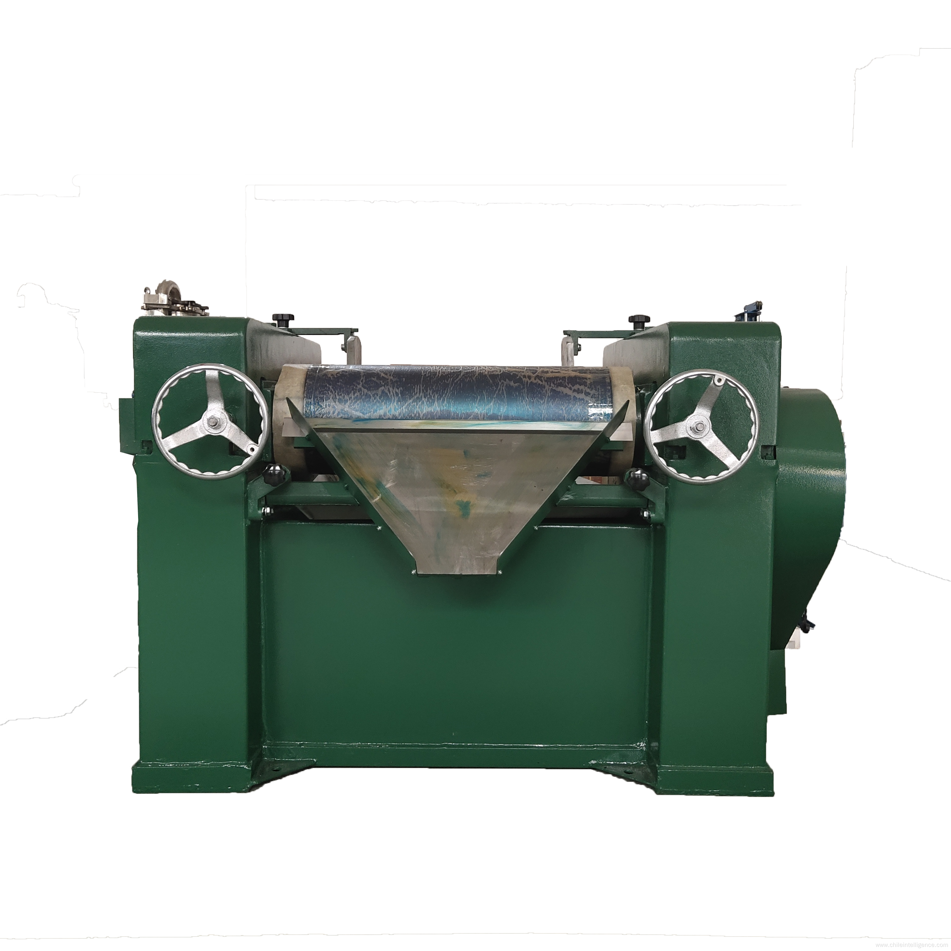 High viscosity three roller mill