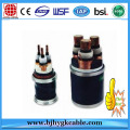 UV Stabilized Middle Voltage Electric Cable 6.35kV / 11kV