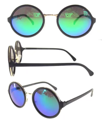 Plastic Injection Sunglasses with Revo Lens Mirror Lens UV400