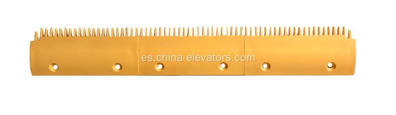 Placa Peine Amarilla de 22 Dientes para Escaleras Mecánicas LG Sigma
