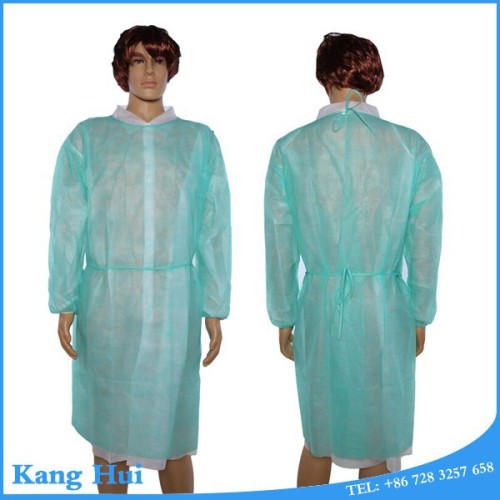 Waterproof disposable isolation gown