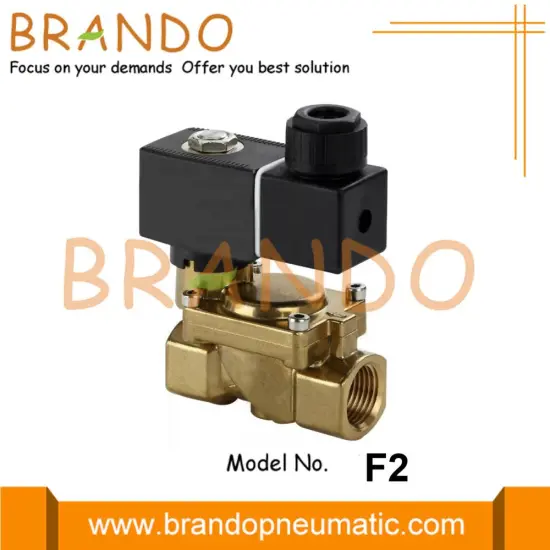 1/4'' 1.6 MPa Brass Solenoid Valve 24VDC 220VAC