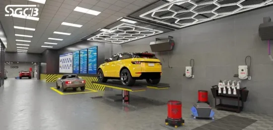 Hexagon Garage Light Workshop Car Detailing LED Lights