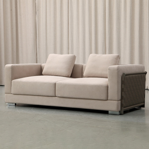 Sofa Kulit Tenunan Minimalis Itali